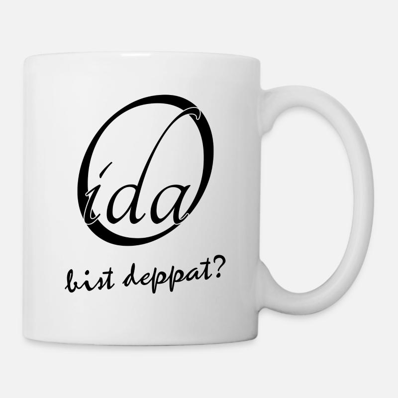 Oida bist deppat? - Tasse - Weiß
