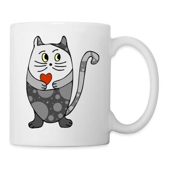 Chat - Mug blanc - blanc - Droite