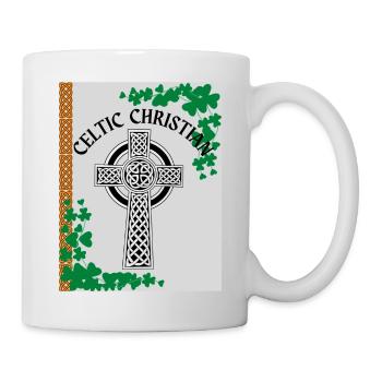 Keltische Christen - Tasse - Weiß - Rechts