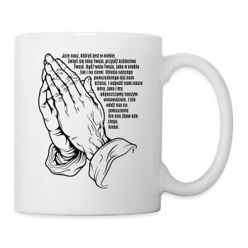 Beten - Vater unser im Himmel - Gebet - Tasse - Weiß - Rechts