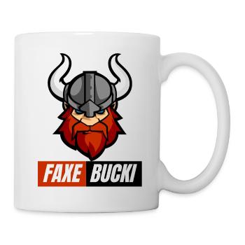 Faxe Bucki - der Wett-Wikinger von Xbet.Tips - Tasse - Weiß - Rechts