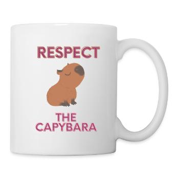 Respect The Capybara - Mug - white - Right