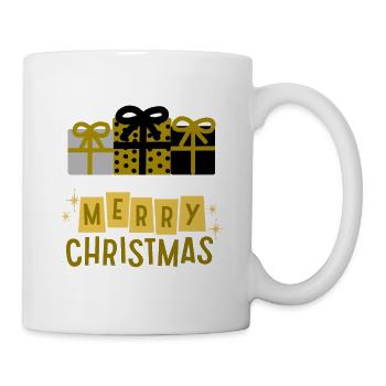 T-shirt de Noël pour de belles fêtes en famille. - Mug blanc - blanc - Droite