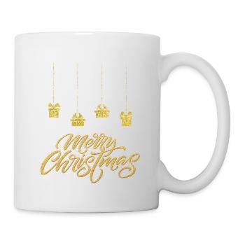T-shirt de Noël pour de belles fêtes en famille. - Mug blanc - blanc - Droite