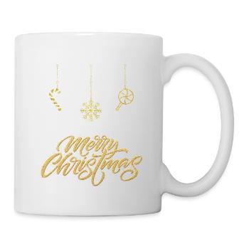 T-shirt de Noël pour de belles fêtes en famille. - Mug blanc - blanc - Droite