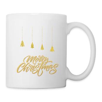T-shirt de Noël pour de belles fêtes en famille. - Mug blanc - blanc - Droite