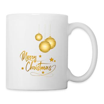 T-shirt de Noël pour de belles fêtes en famille. - Mug blanc - blanc - Droite