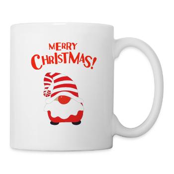 T-shirt de Noël pour de belles fêtes en famille. - Mug blanc - blanc - Droite