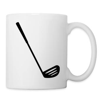 Club de golf motif - couleur a personnalisé - Mug blanc - blanc - Droite