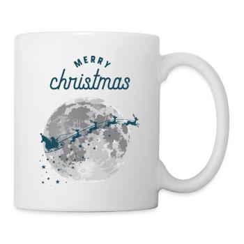 T-shirt de Noël pour de belles fêtes en famille. - Mug blanc - blanc - Droite