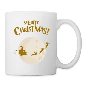 T-shirt de Noël pour de belles fêtes en famille. - Mug blanc - blanc - Droite