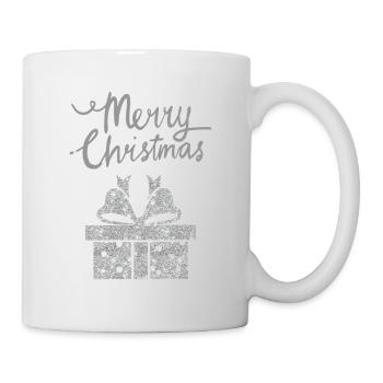 T-shirt de Noël pour de belles fêtes en famille. - Mug blanc - blanc - Droite