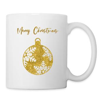 T-shirt de Noël pour de belles fêtes en famille. - Mug blanc - blanc - Droite