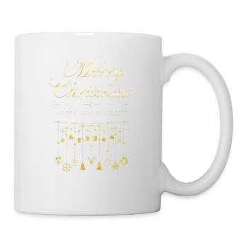 T-shirt de Noël pour de belles fêtes en famille. - Mug blanc - blanc - Droite