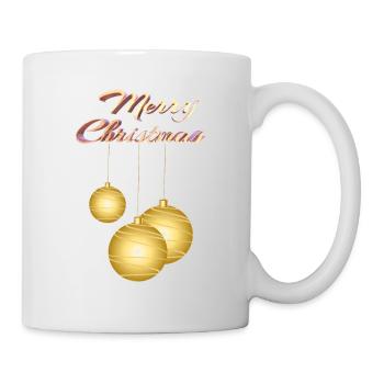 T-shirt de Noël pour de belles fêtes en famille. - Mug blanc - blanc - Droite