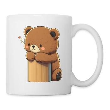 Cute Chibi Bear, Baby Bear - Mug - white - Right