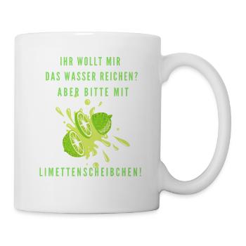 Wasser reichen green - Tasse - Weiß - Rechts