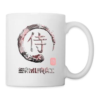 Samurai Japanese Kanji Word Symbol Enso Circle 13 - Mug - white - Right