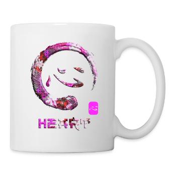 Coeur Japonais Kanji Mot Symbole Enso Cercle 18 - Mug blanc - blanc - Droite