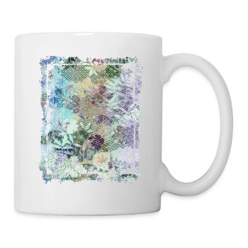 Japanese Floral Pattern Chrysanthemum Cherry - Mug - white - Right