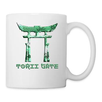 Japanese Torii Gate Rising Sun Japanese Gate 43 - Mug - white - Right