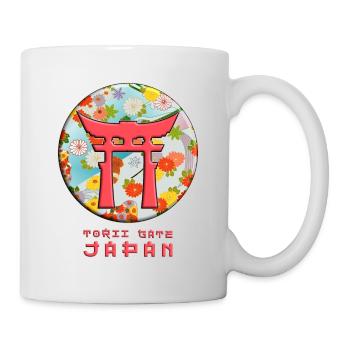 Torii Traditional Japanese Gate Buddhist Symbol - Mug - white - Right