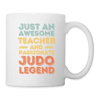 Teacher Judo retro - Mug - white - Right