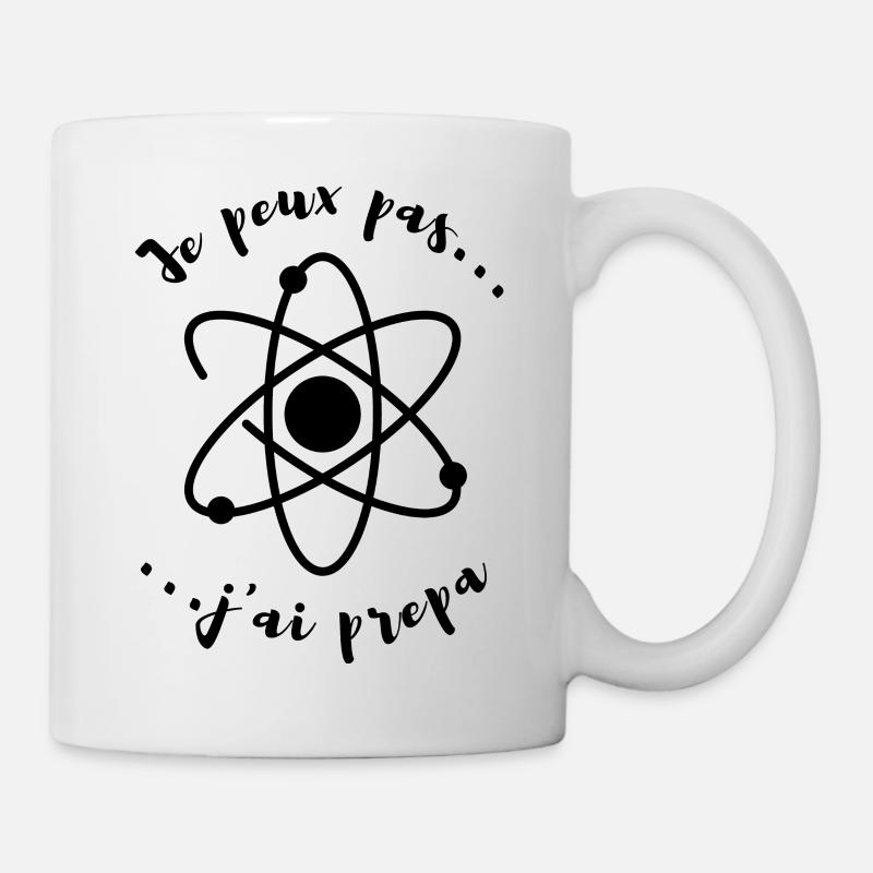 je peux pas... j'ai prépa - Mug blanc - blanc