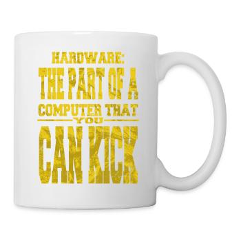 gift pc quote computer humour present idea - Tasse - Weiß - Rechts