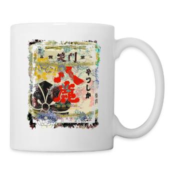 Cherry Blossom Symbol Japan Collage Art 75 - Mug - white - Right