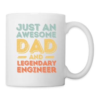 Dad Engineer Father's Day - Mug - white - Right