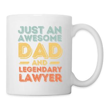 Papa Lawyer Father's Day - Mug - white - Right