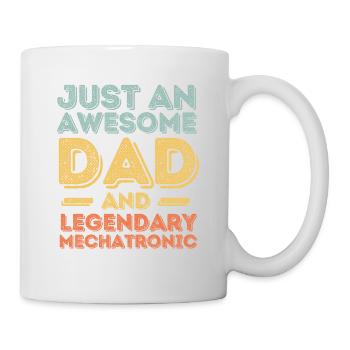 Papa Mechatronics Technician Father's Day - Mug - white - Right