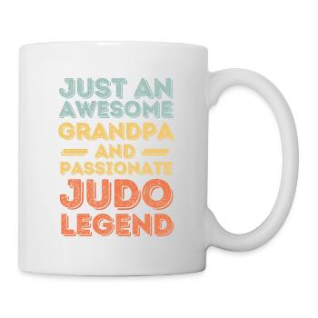 Grandpa Judo retro - Mug - white - Right