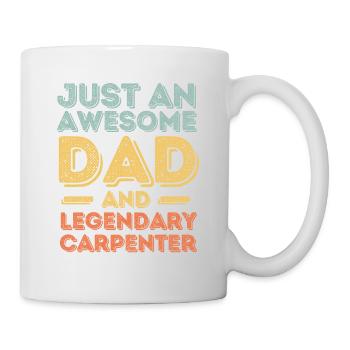 Papa Carpenter Father's Day - Mug - white - Right