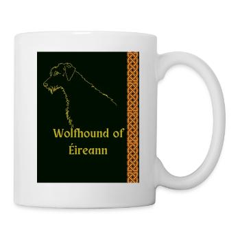 Wolfshund von Éireann. - Tasse - Weiß - Rechts