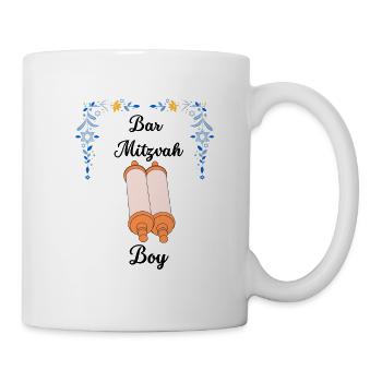 Bar Mitzvah T-Shirt - Mug - white - Right