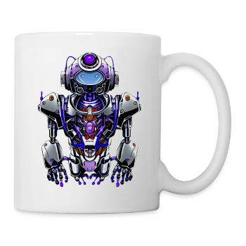 Roboter Omega - Tasse - Weiß - Rechts