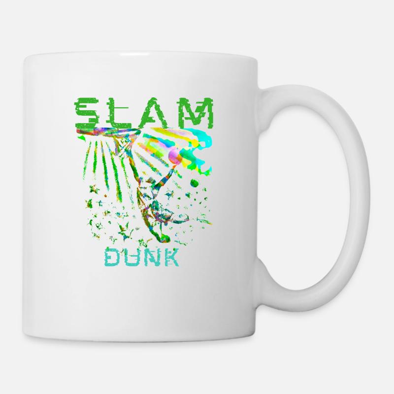 SLAMDUNK Basketball Streetball Psycho Design - Mug blanc - blanc