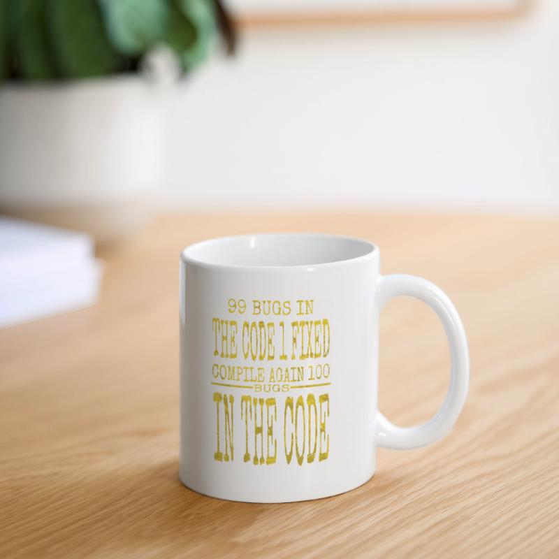 Idée cadeau blague génial c sharp programmation heureux Mug blanc