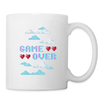 GAME OVER - Tasse - Weiß - Rechts