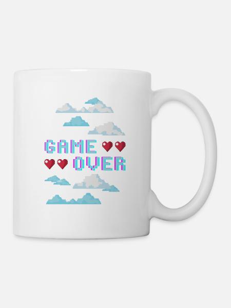 GAME OVER - Tasse - Weiß