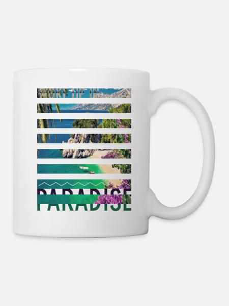 Kroatien Kroatien Hrvatska Kroatien Kroaten Paradies - Tasse - Weiß