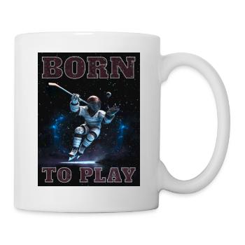 born to play hockey - Ice hockey gift idea - Mug - white - Right