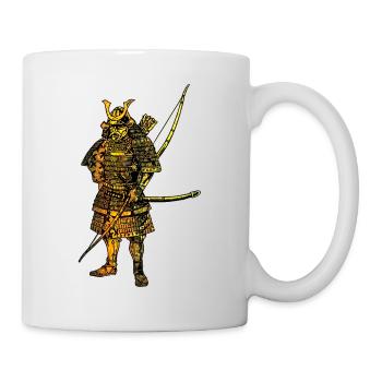 Japanischer Samurai Arch Schwertkrieger 115 - Tasse - Weiß - Rechts