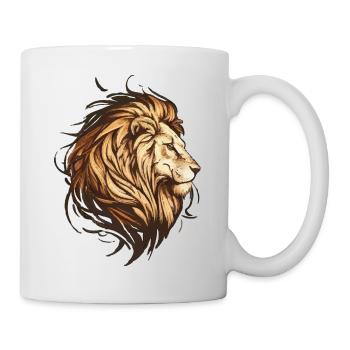 Lion Lion's Head - Mug - white - Right
