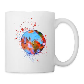 basketball,game,graffiti,painting,colorful - Mug - white - Right
