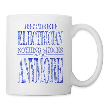 électrique fil électrique ingénieur électricien - Mug blanc - blanc - Droite