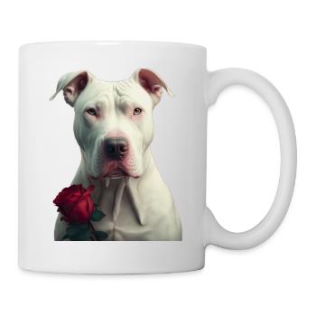 Dogo Argentino Valentine's Day - Mug - white - Right