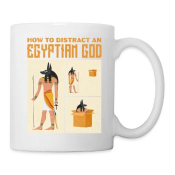 Comment distraire un dieu égyptien Design - Mug blanc - blanc - Droite